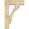 Ekena Millwork Merced Block Rough Sawn Bracket w/ Offset Brace, Douglas Fir, 8"W x 26"D x 38"H BKT0806X26X38MRC05RDF - alternate 3